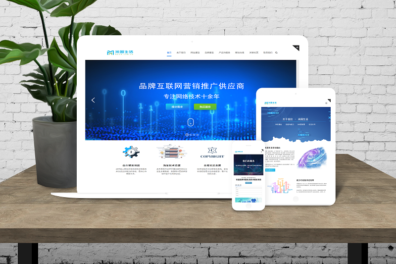 网站建设-品牌建站三合一显示电脑pad手机-米国生活