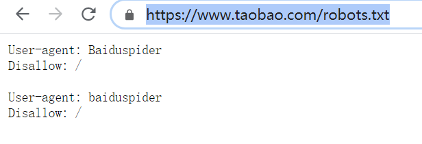 taobao的robots文件