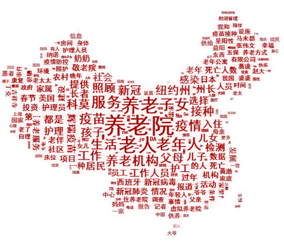 养老院-词云-米国生活