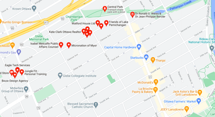 gmb-neighborhood-results-Google Maps Physical Proximity